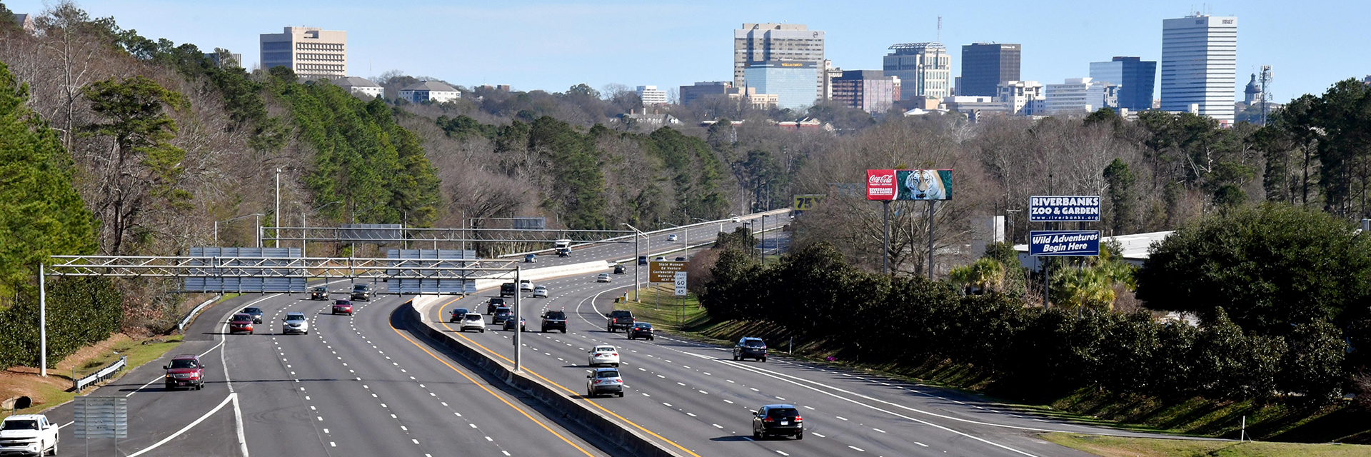 image of highway in Columbia, SC
